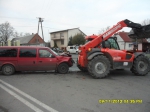 Wypadek na skrzyżowaniu dróg powiatowych w Wójcinie - 09.11.2012 r.